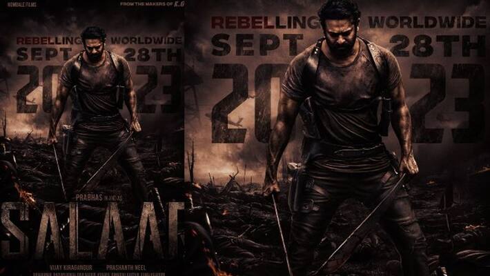 Salaar prabhas look and release date is here Salaar prabhas look and release date is here
