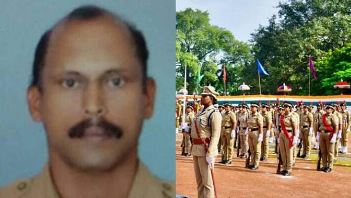 Police Collapsed to death in thrissur Police Collapsed to death in thrissur
