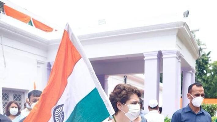 congress : independence day: Priyanka Gandhi calls on people to work together to move the country forward. congress : independence day: Priyanka Gandhi calls on people to work together to move the country forward.