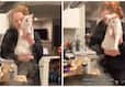 cat enjoys seeing humans cook watch how they include her in the process