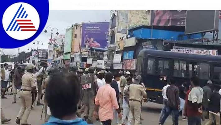 savarkar poster led to tensions in karnataka.. police imposed curfew savarkar poster led to tensions in karnataka.. police imposed curfew