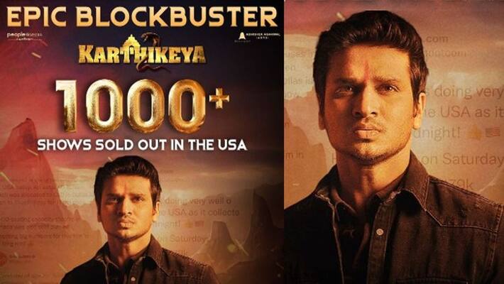 Karthikeya 2 Movie good Collections at the US box office in two days Karthikeya 2 Movie good Collections at the US box office in two days