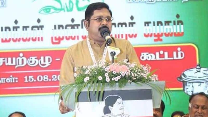 TTV Dhinakaran party alliance with AIADMK? kadambur raju information