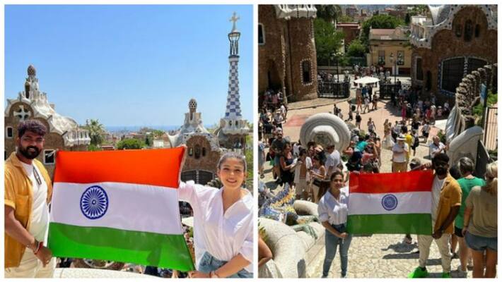Nayanthara vignesh shivan who flew the national flag abroad Nayanthara vignesh shivan who flew the national flag abroad