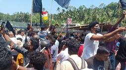 Fishermen strike in front of Adani s Vizhinjam port