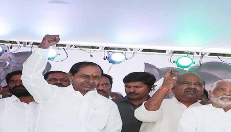 CM KCR participates in mass recital of national anthem at Abids in Hyderabad