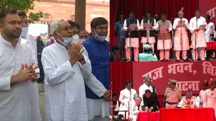 Bihar Cabinet expansion, Nitish retains Home, Tejashwi gets Health Bihar Cabinet expansion, Nitish retains Home, Tejashwi gets Health