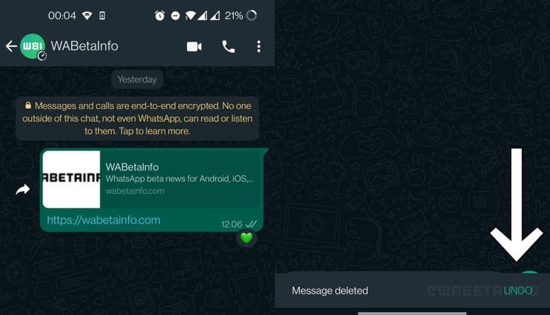 WhatsApp to enable users to recover deleted messages testing underway mnj 
