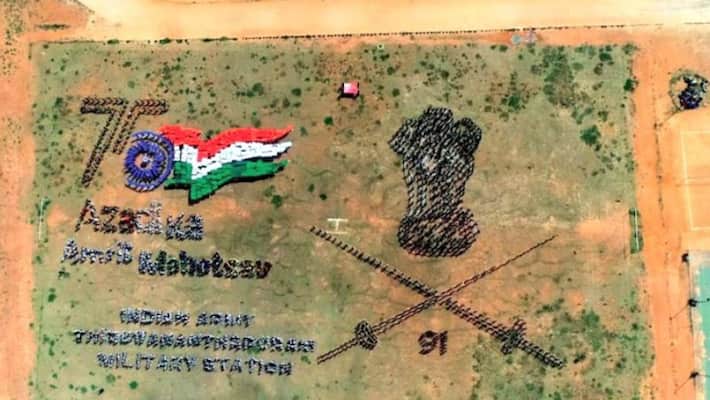 Pangode Military Camp wins world record for largest human insignia Pangode Military Camp wins world record for largest human insignia