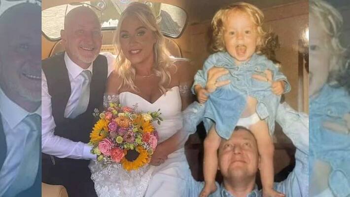 Couple with 19 year age gap find they met years earlier when 29 year old wife was a baby mnj Couple with 19 year age gap find they met years earlier when 29 year old wife was a baby mnj