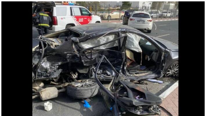 Two died and 11 injured in different road accidents in Dubai Two died and 11 injured in different road accidents in Dubai