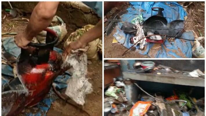 house collapsed after cylinder exploded in idukki house collapsed after cylinder exploded in idukki