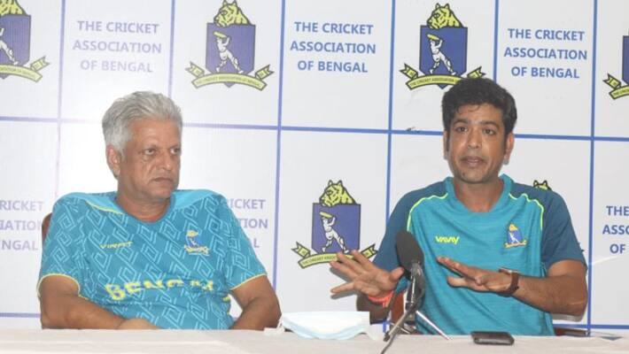 Bengal coach Laxmi Ratan Shukla and batting coach WV Raman focus on basic training in pre season practice spb Bengal coach Laxmi Ratan Shukla and batting coach WV Raman focus on basic training in pre season practice spb