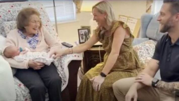 woman who 99 year old almost became a nun welcomes her 100th great grandchild apa woman who 99 year old almost became a nun welcomes her 100th great grandchild apa