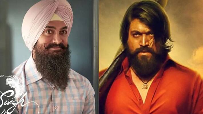 Aamir Khan's 'Laal Singh Chaddha' could not touch the opening collection of KGF Chapter 2 even after including 6 days collection GGA Aamir Khan's 'Laal Singh Chaddha' could not touch the opening collection of KGF Chapter 2 even after including 6 days collection GGA