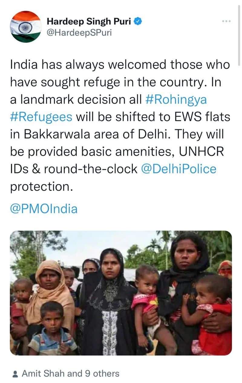 no flats for rohingyas they will be deported back home department clarifies 