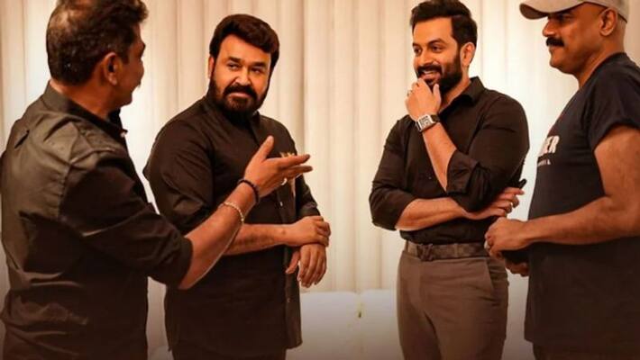 Mohanlal Prithviraj Murali Gopy Antony Perumbavoor Empuraan announcement video Mohanlal Prithviraj Murali Gopy Antony Perumbavoor Empuraan announcement video