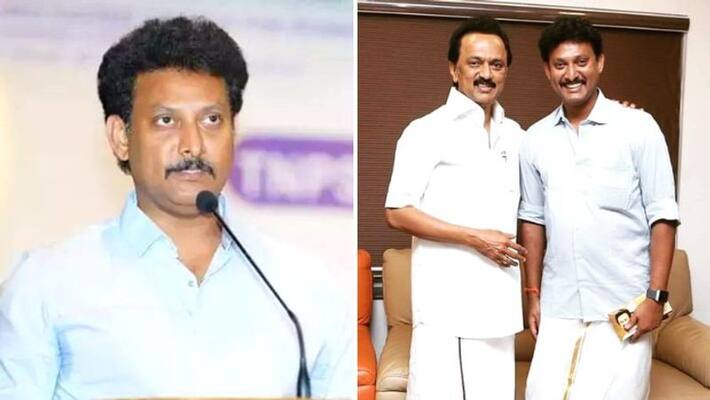 Kalvi tv CEO issue minister Anbil Mahesh clarify at press meet Kalvi tv CEO issue minister Anbil Mahesh clarify at press meet