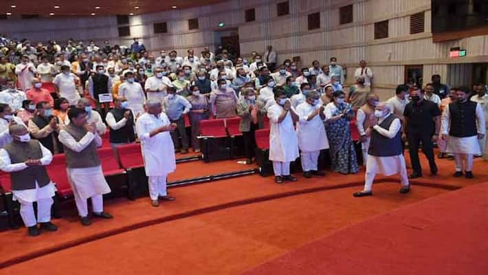 PM Modi watches special screening of serial Swaraj PM Modi watches special screening of serial Swaraj