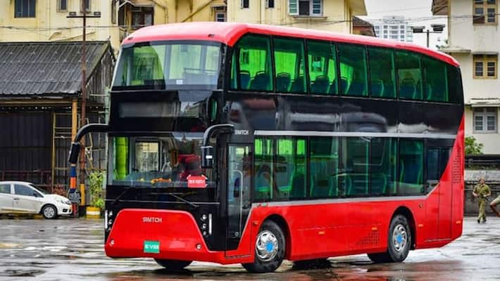 TSRTC plans electric double decker buses between towns and Hyderabad TSRTC plans electric double decker buses between towns and Hyderabad