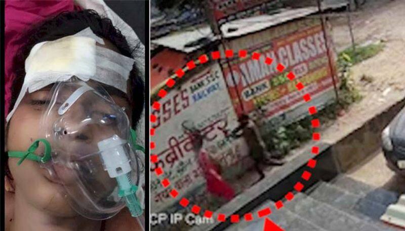 a 9th class girl student shot by a criminal In Bihar,  cctv footage goes viral kpa