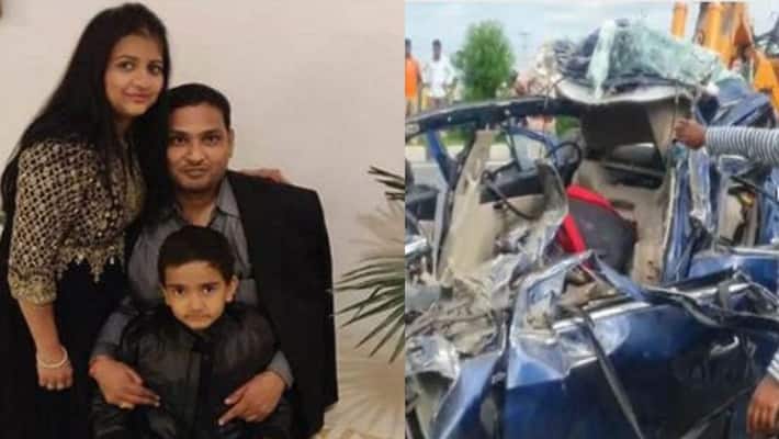 road accident ajmer car and truck collision husband wife and son died kpr road accident ajmer car and truck collision husband wife and son died kpr