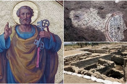 Archaeologists have discovered the birthplace of St Peter