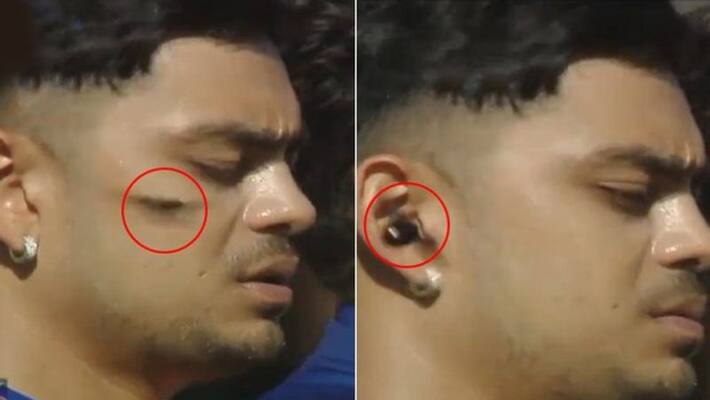 watch video ishan kishan trying to escape from insects attack watch video ishan kishan trying to escape from insects attack