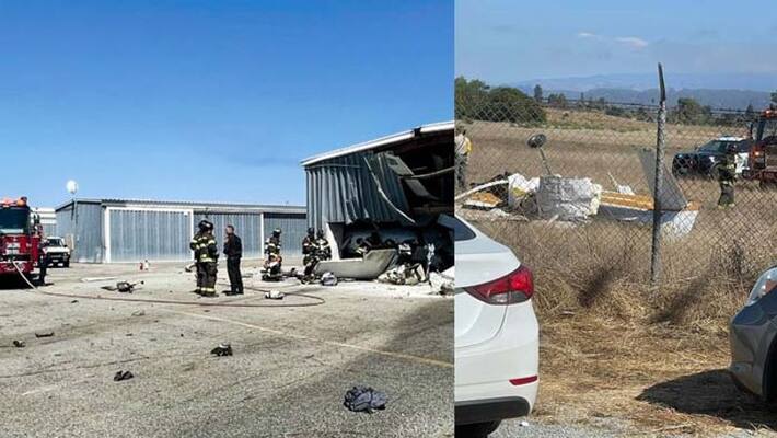 Multiple fatalities reported after 2 small planes collide mid-air at California airport kpa Multiple fatalities reported after 2 small planes collide mid-air at California airport kpa