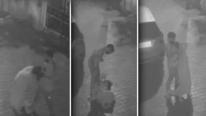 ghaziabad husband beat wife on road cctv video police arrested ghaziabad husband beat wife on road cctv video police arrested