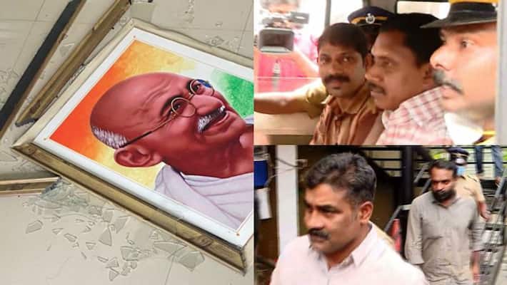 Rahul gandhi Wayanand office vandalize case police arrest 4 Congress workers include MP PA ckm Rahul gandhi Wayanand office vandalize case police arrest 4 Congress workers include MP PA ckm