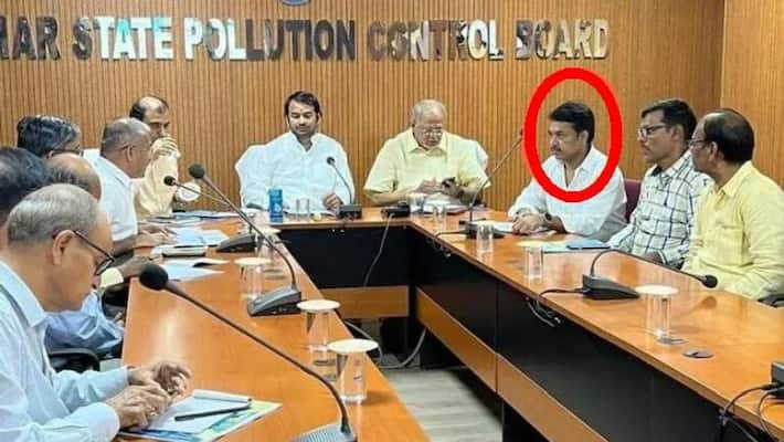 Tej Pratap flouts protocol, Bihar forest minister asks brother-in-law to stay in official meet Tej Pratap flouts protocol, Bihar forest minister asks brother-in-law to stay in official meet