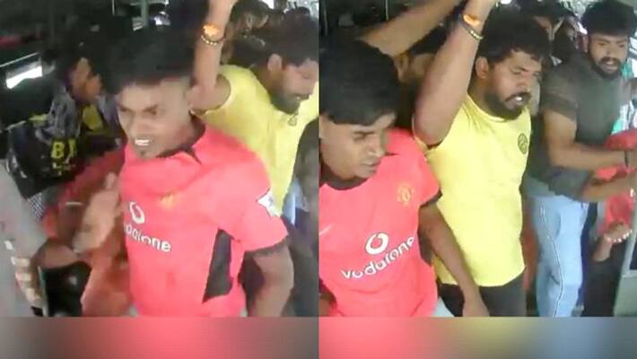 students of a private college in coimbatore beaten up inside bus Five arrested students of a private college in coimbatore beaten up inside bus Five arrested