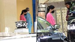 Katrina Kaif Vicky Kaushal seen outside clinic netizens say baby loading drb