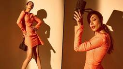 Sexy video pictures Malaika Arora looks drop dead gorgeous in orange flaunts hot legs drb