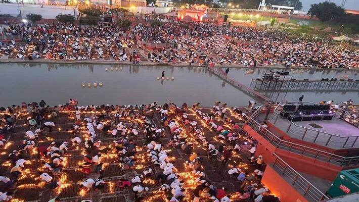 Preparation continues for Ayodhya Deepotsav celebration atmosphere in Ram Nagari Preparation continues for Ayodhya Deepotsav celebration atmosphere in Ram Nagari