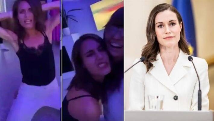 Finland PM Sanna Marin dancing leaked video at party goes viral Finland PM Sanna Marin dancing leaked video at party goes viral