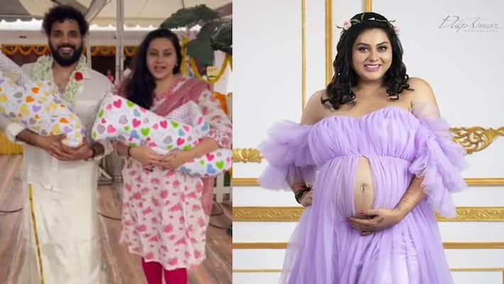 south actress namitha blessed with twin baby boys share good news on janmashatmi KPJ south actress namitha blessed with twin baby boys share good news on janmashatmi KPJ