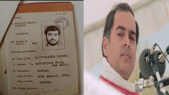 Congress MP Shashi Tharoor shared a photo of Rajiv Gandhi s pilot license in Twitter ANBSS Congress MP Shashi Tharoor shared a photo of Rajiv Gandhi s pilot license in Twitter ANBSS