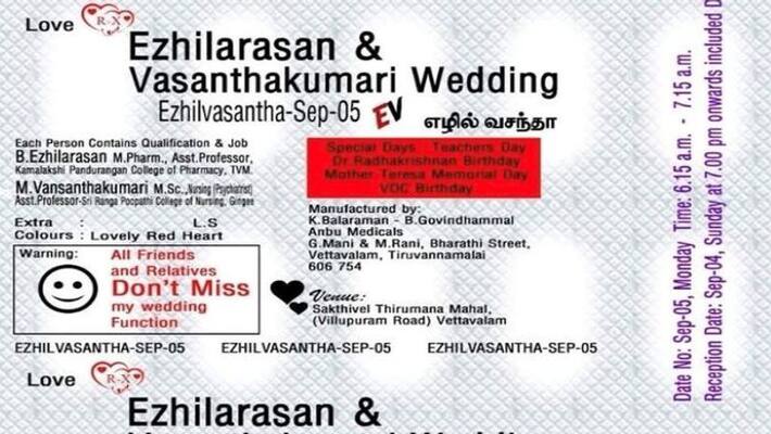 Wedding Invitation card photo goes viral which shared by harsh goenka apa Wedding Invitation card photo goes viral which shared by harsh goenka apa