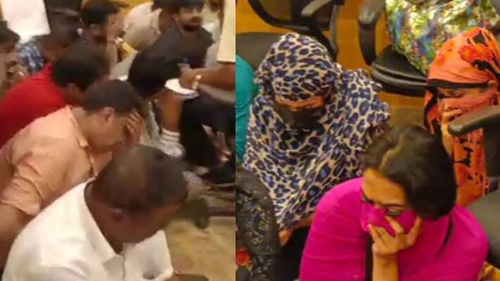 jaipur news police raid in farm house illegal wine party officer with girls kpr jaipur news police raid in farm house illegal wine party officer with girls kpr