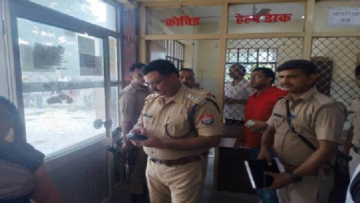 miscreants robbed womans chain in broad daylight in Sultanpur this is condition of young man for protesting miscreants robbed womans chain in broad daylight in Sultanpur this is condition of young man for protesting