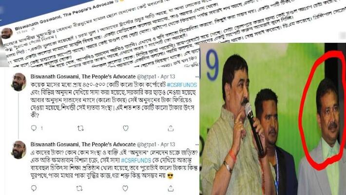 RTI activist Biswanath Goswami s Facebook post indicates the relation between Anubrata and Malay Pit anbdc RTI activist Biswanath Goswami s Facebook post indicates the relation between Anubrata and Malay Pit anbdc