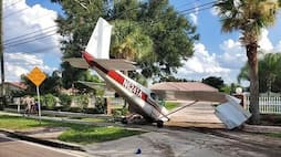 pilot ran out of fuel and crashed the plane on an Orlando highway