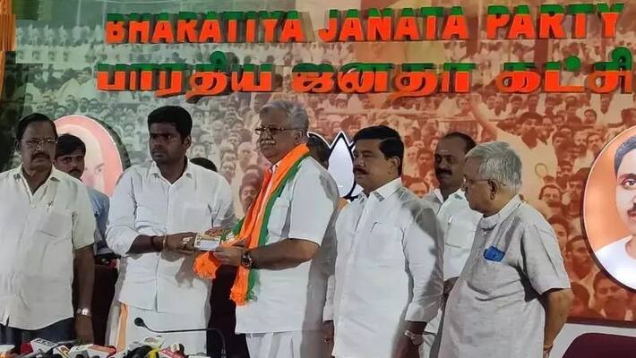 It is because of Rajini's blessings that I have rejoined BJP.. Arjuna Murthy says. It is because of Rajini's blessings that I have rejoined BJP.. Arjuna Murthy says.