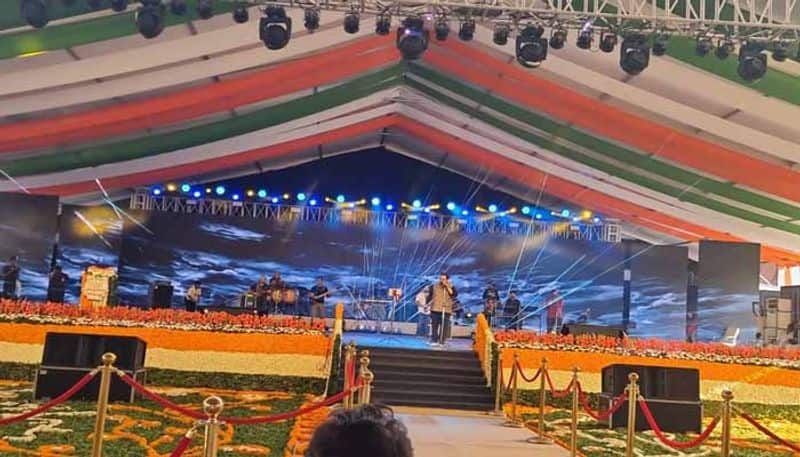 CM KCR  Participates  closing ceremony of Independence Day celebrations at LB Stadium