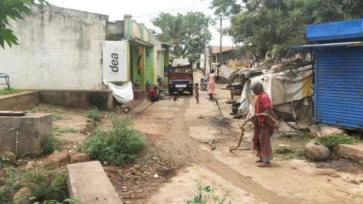 Infrastructure deprived Hampapur harapanahalli at ballari Infrastructure deprived Hampapur harapanahalli at ballari