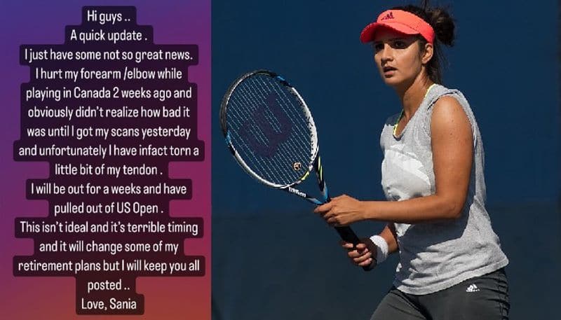 Sania Mirza pulls out of US Open 2022 due to injury; says retirement plans will change snt