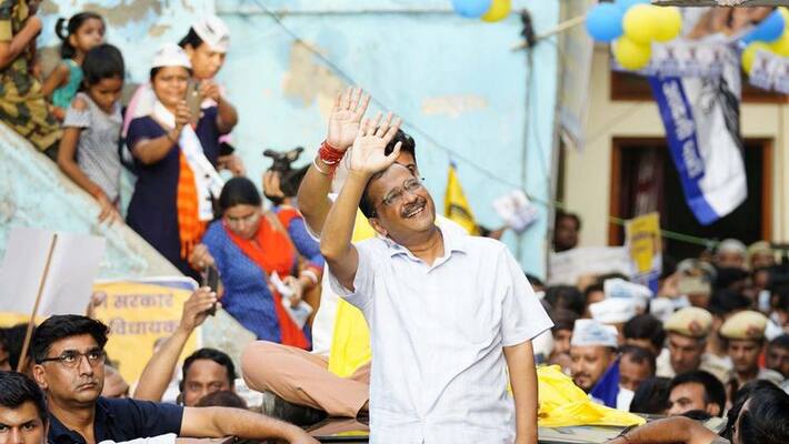 Assembly elections : Arvind Kejriwal attacks BJP during gujarat visit Assembly elections : Arvind Kejriwal attacks BJP during gujarat visit