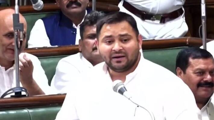 Tejashwi Yadav called CBI ED and IT three jamai of BJP vva Tejashwi Yadav called CBI ED and IT three jamai of BJP vva